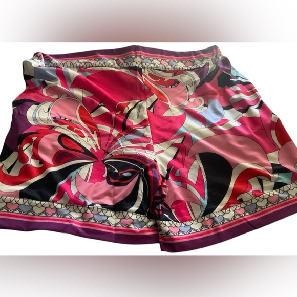 Pants - Qegar Pink Multi-Pattern Women's Shorts, new